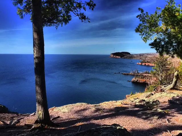 Peaceful Coastal Cliff View--Lake Superior, fine art photograph by Tom Halseth